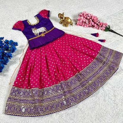 Banglori Silk Kesh109 Rrkt78 Kids Wear  Kids Legengas