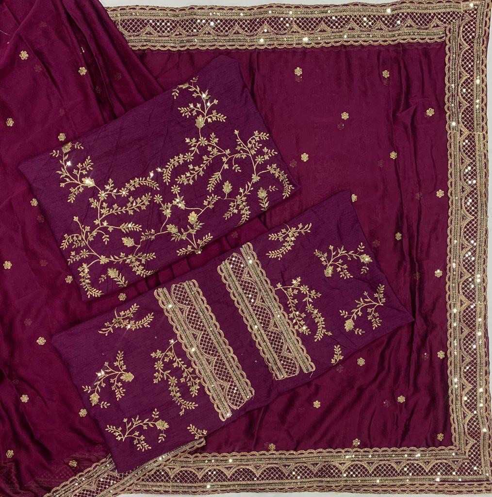 Banglori Silk Rin134 0177 Sarees  Sequence Work Butta Cutwork Sarees