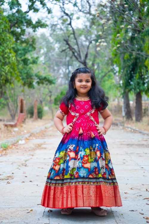 Banglori Silk Rrkt 02 Kids Wear  Kids Gowns