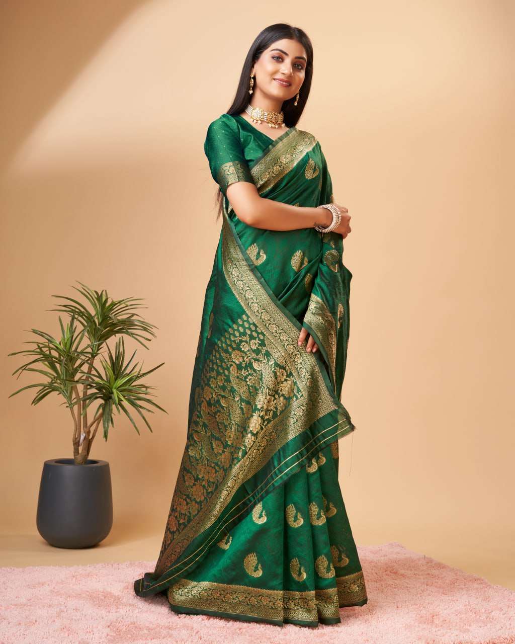 Banrasi Jacquard Rdy 4188  Sarees