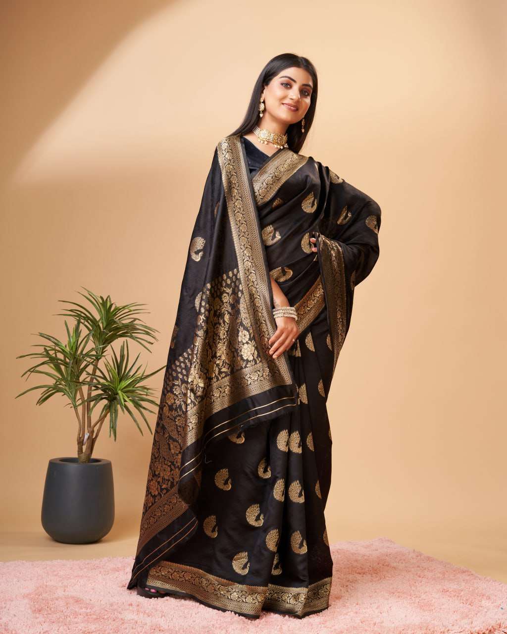 Banrasi Jacquard Rdy 4188  Sarees