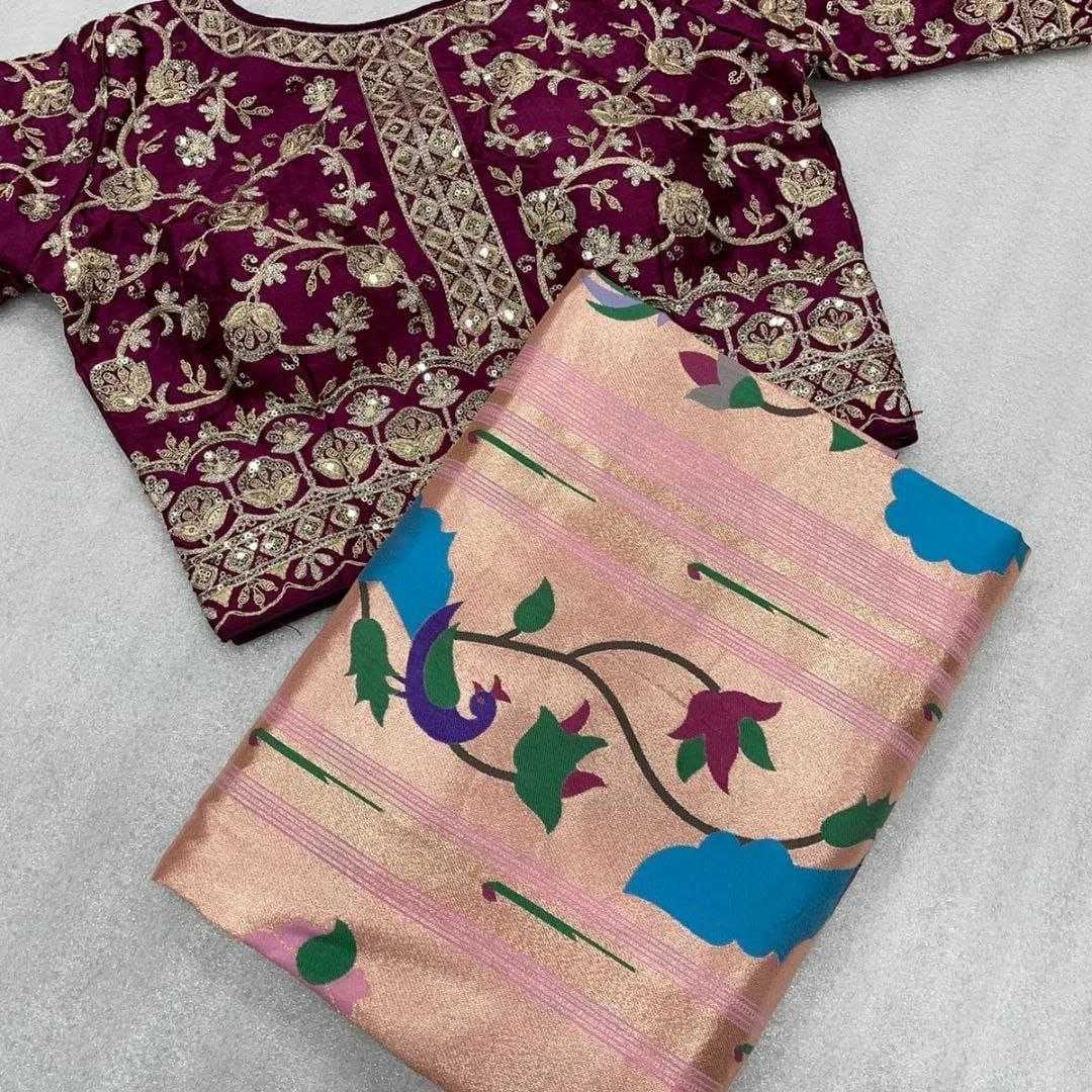 Banrasi Soft Silk Kesh189 Vet10 Silk Sarees  Banarasi Silk Paithani Soft  Silk Traditional Silk Printed Silk Pure Zari Silk Sarees