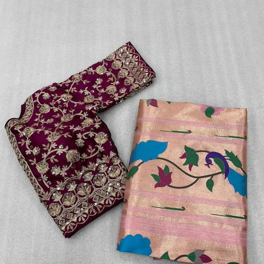 Banrasi Soft Silk Kesh189 Vet10 Silk Sarees  Banarasi Silk Paithani Soft  Silk Traditional Silk Printed Silk Pure Zari Silk Sarees