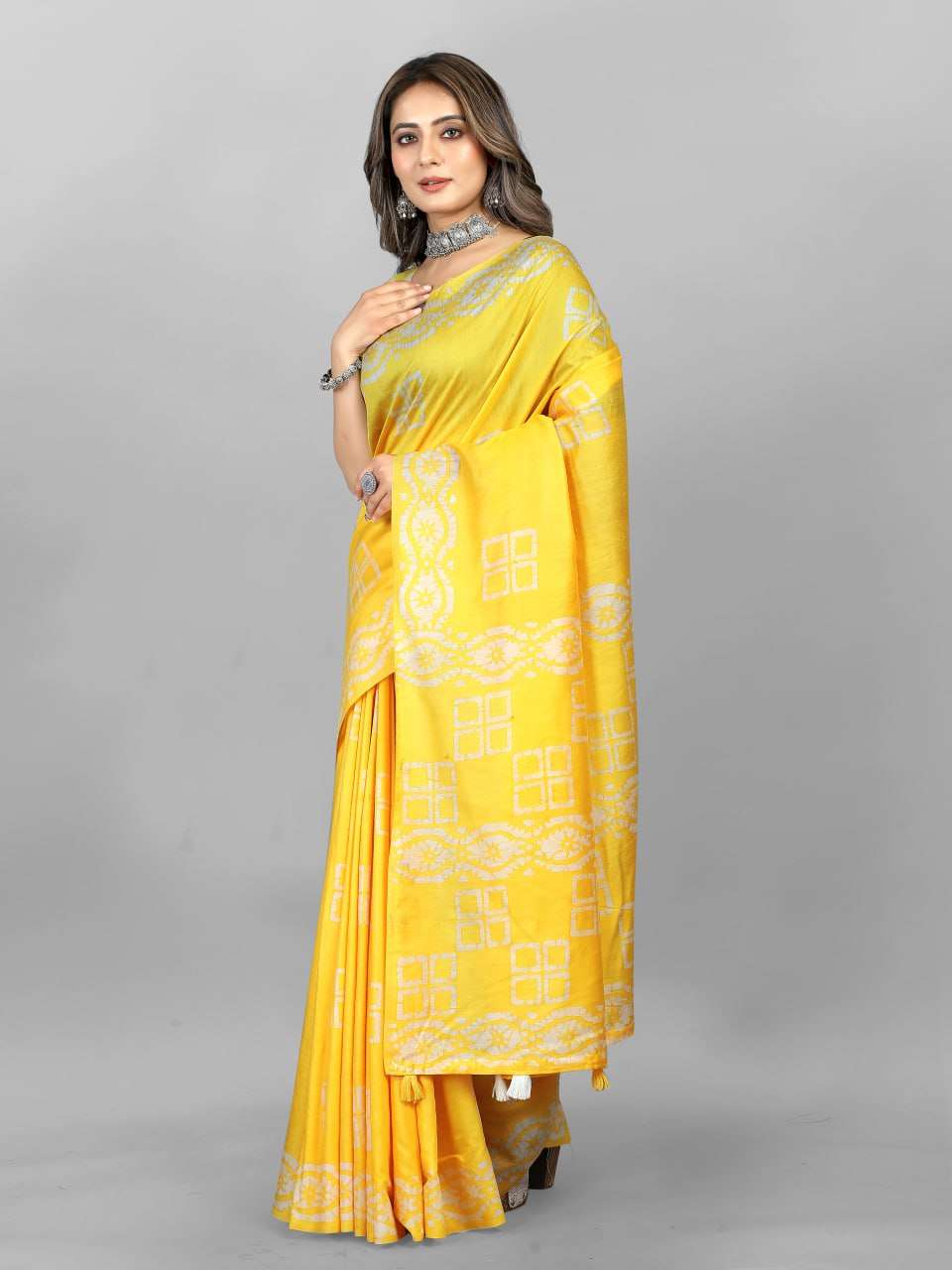 Batik Srrt Hand Wax Batik3 Sarees  Printed Ladies Batik Sarees