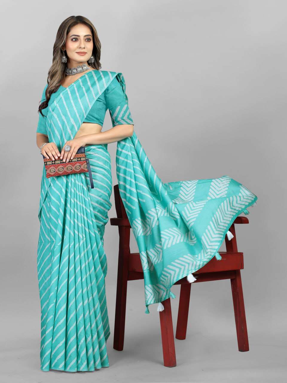 Batik Srrt Hand Wax Batik6 Sarees  Printed Ladies Batik Sarees