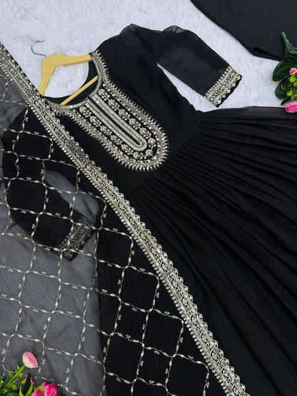 Blooming Kesh157 1651 Gowns  Embroidery Anarkali Long Work Gowns