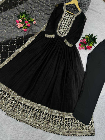 Blooming Kesh157 1651 Gowns  Embroidery Anarkali Long Work Gowns