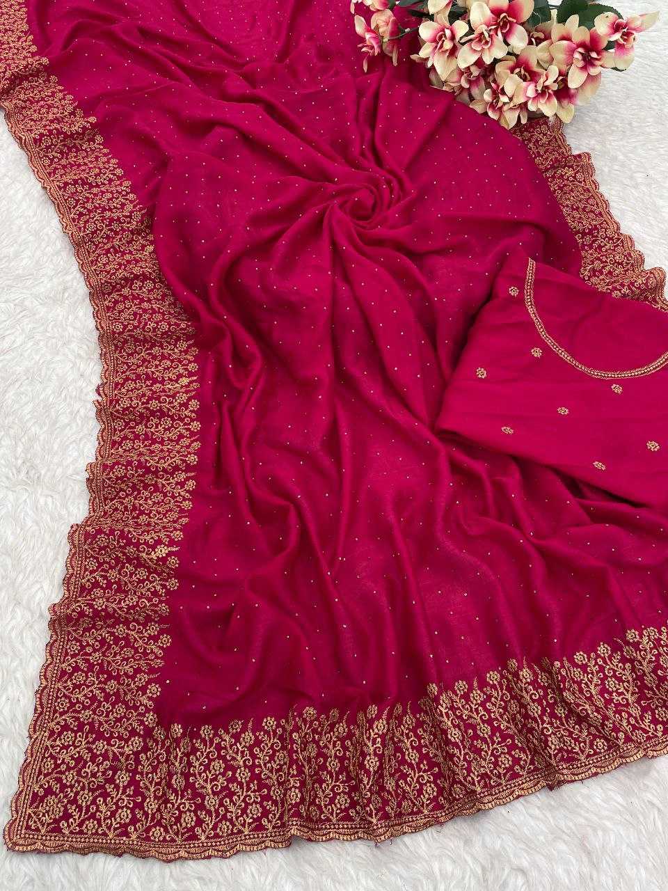 Blooming Vichitra Prc 815  Sarees