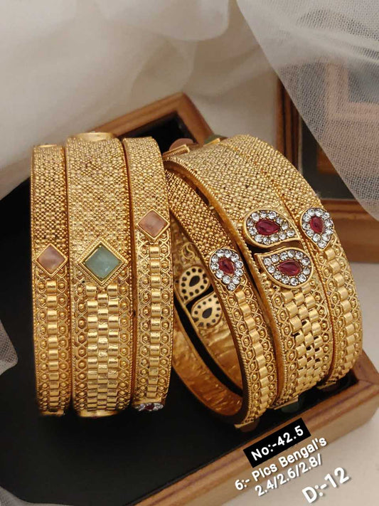 Brass 117A Womens Jewellery  Rajputi Rajwadi Bangles