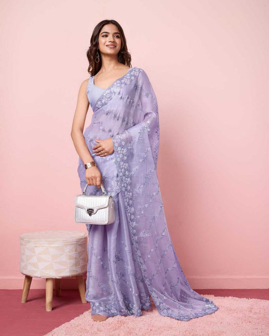 Burberry Silk Rvl 04 Sarees  Fancy Party Wear Ladies Sarees