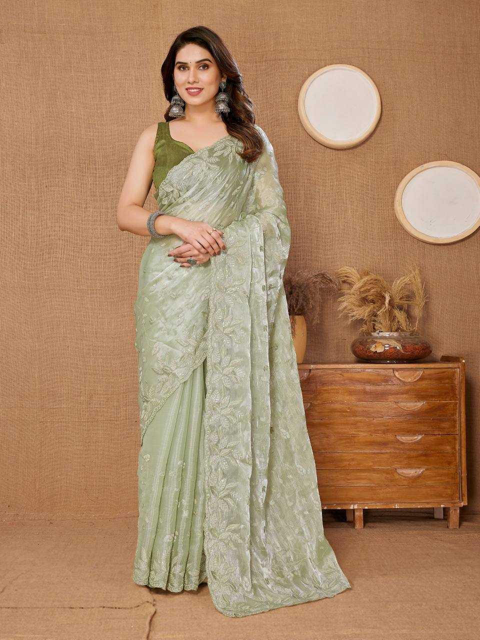 Burberry Silk Rvl Looking  Saree