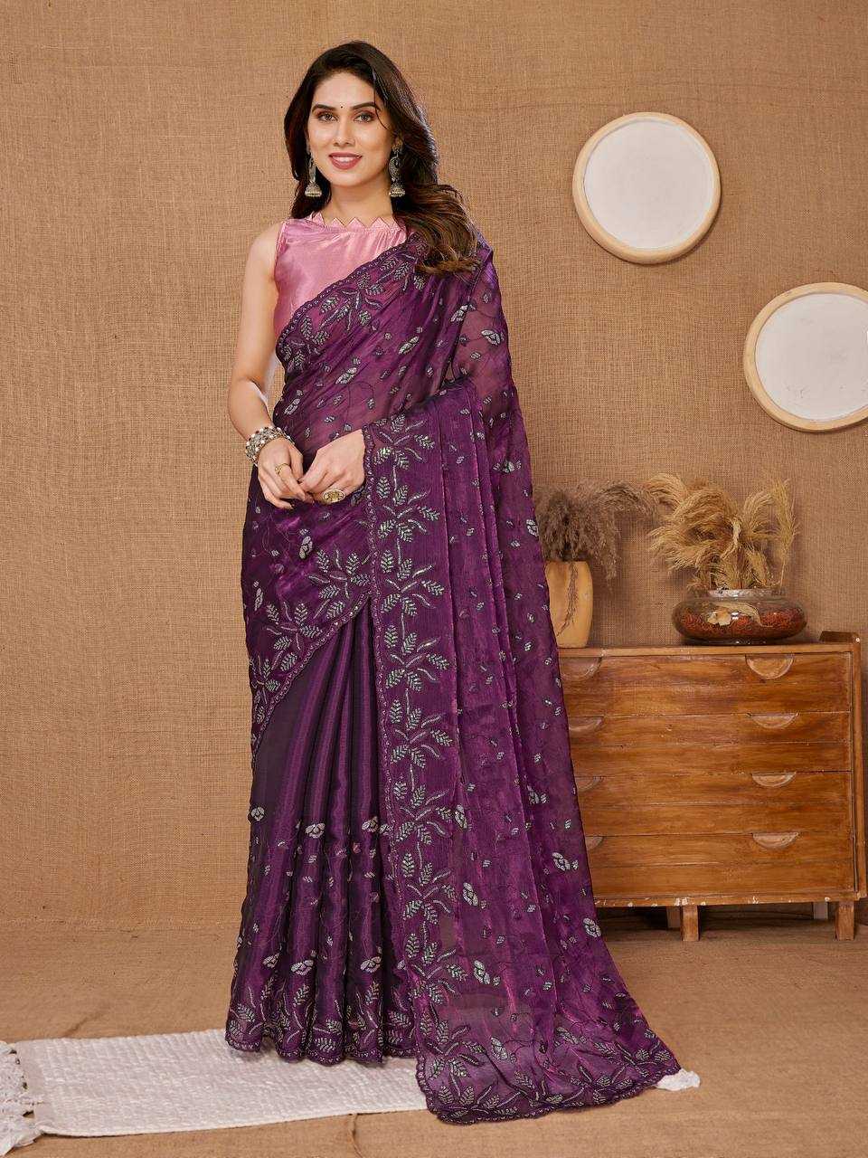 Burberry Silk Rvl Looking  Saree