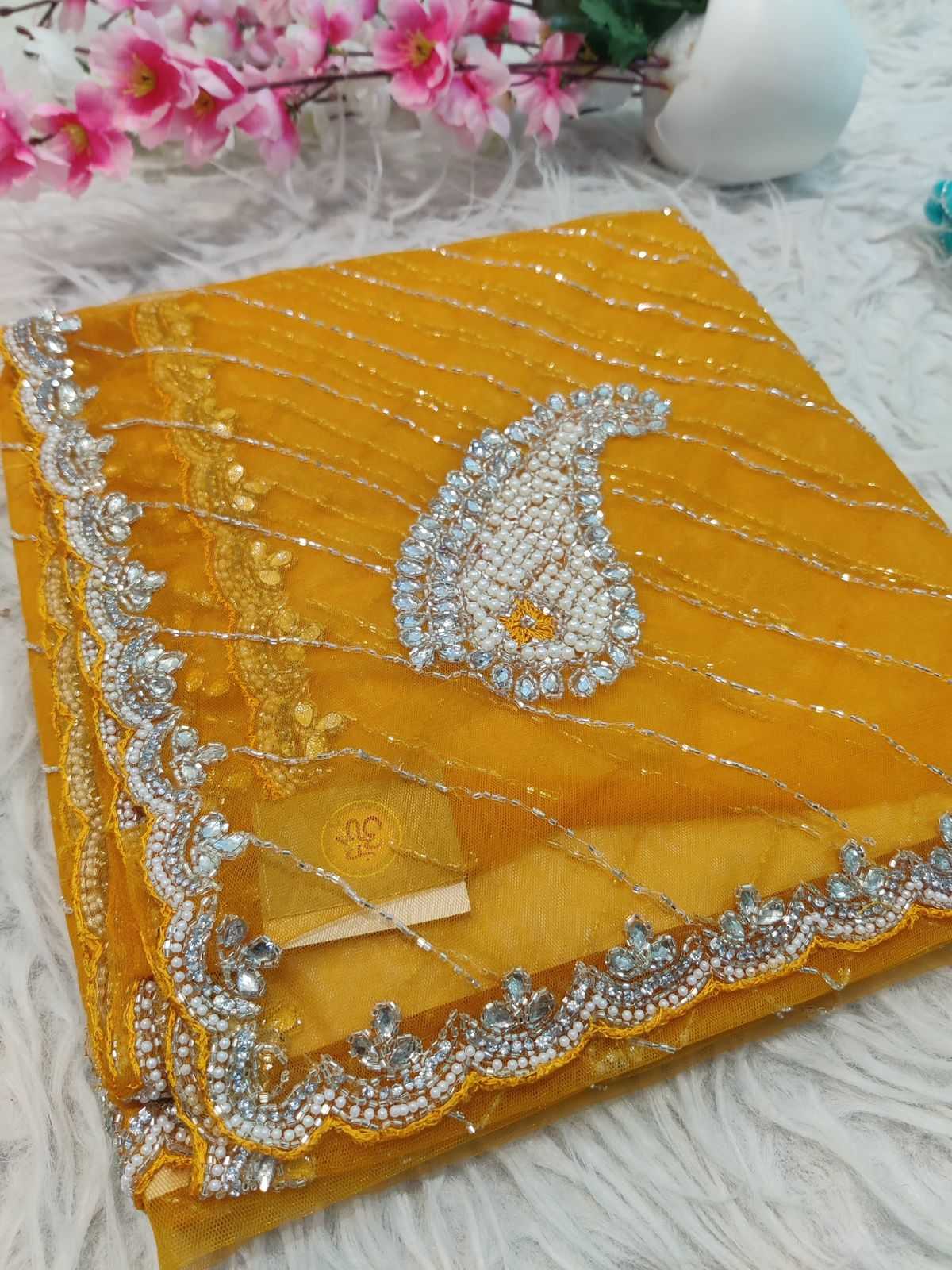 Butterfly Net Jht 08 Sarees  Net Hand Work Wedding Sarees