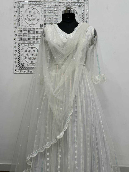 Butterfly Net Kesh157 1634 Gowns  Fancy Anarkali Long Net Gowns