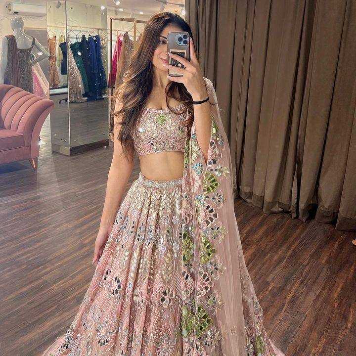 Butterfly Net Rin108 1559 Lehengas  Wedding Net Fancy Embroidered Lehengas