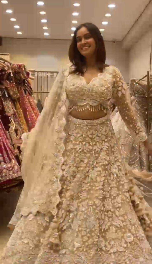 Butterfly Net Rin108 1638 Lehengas  Fancy Net Fancy Embroidered Lehengas