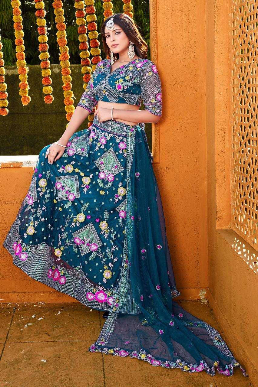 Butterfly Net Rin108 1541 Lehenga  Wedding, Embroidry,Net Fancy Lehenga