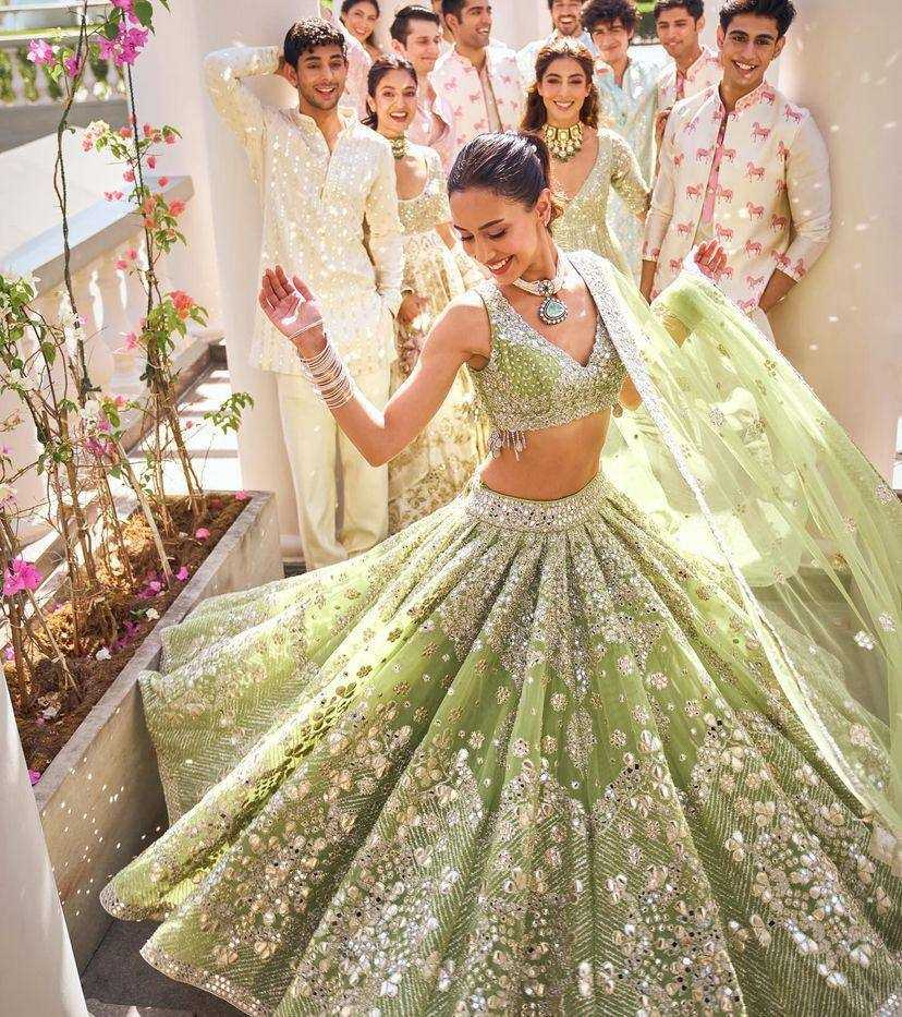 Butterfly Net Rin108 1644 Lehengas  Designer Fancy Bridal Net Fancy Lehengas