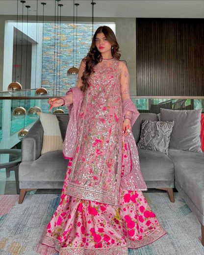 Butterfly Net Rin169 5754 Gowns  Printed Fancy Anarkali Party Long Weddign Gowns