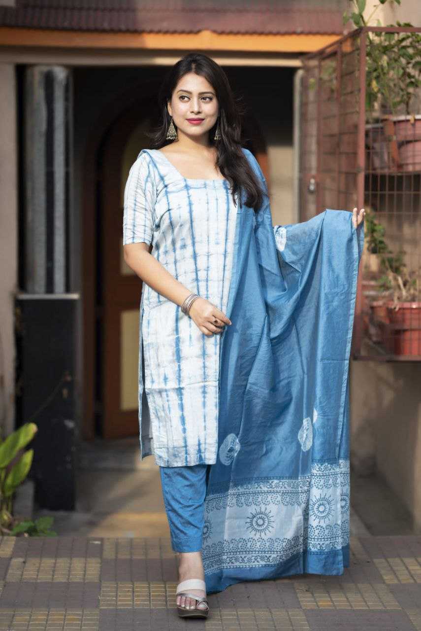 Chanderi Cotton Kesh118 137 Suits & Dresses  Unstitched Suit Material