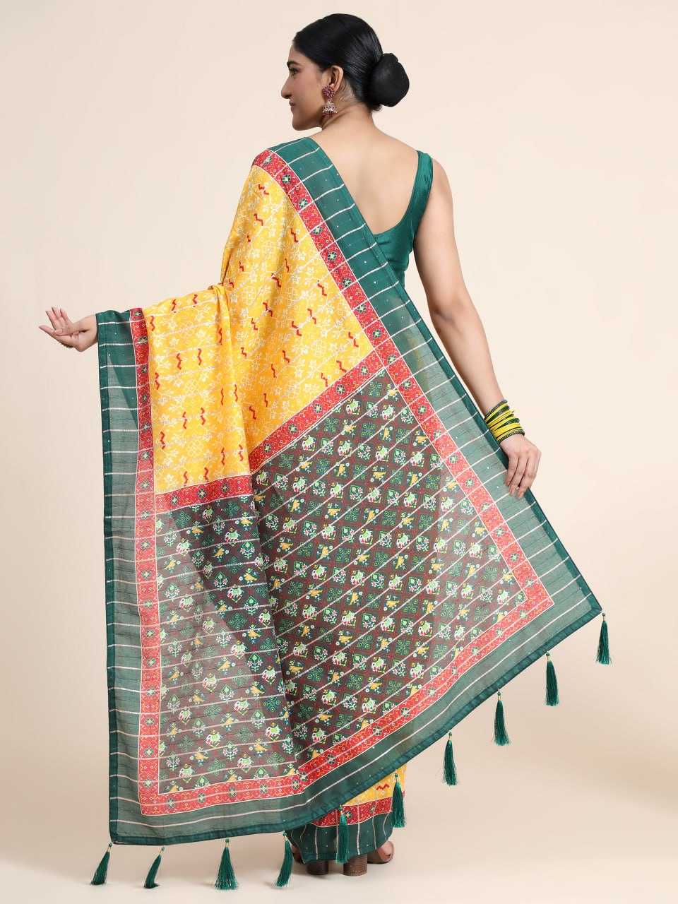 Chanderi Cotton Rsc Panetar-118 Silk Sarees  Heavy Silk Soft Silk Patola Sarees E