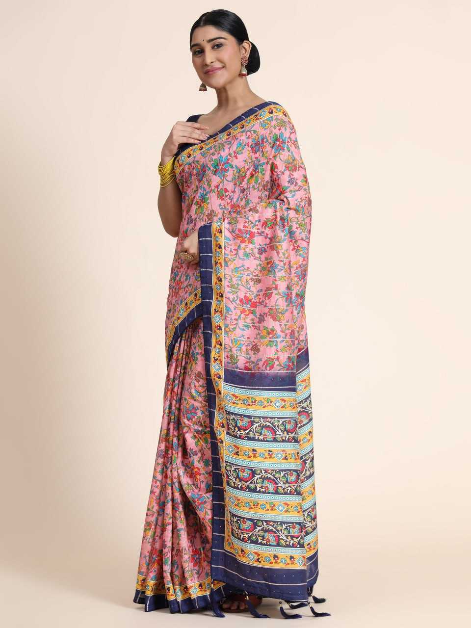 Chanderi Cotton Rsc Panetar-121 Sarees  Cotton Linen Printed Sarees  E