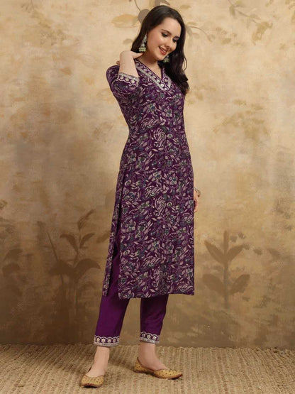 Chanderi Kesh214 262 Suit & Dresses  Printed Embroidery Chanderi Suit