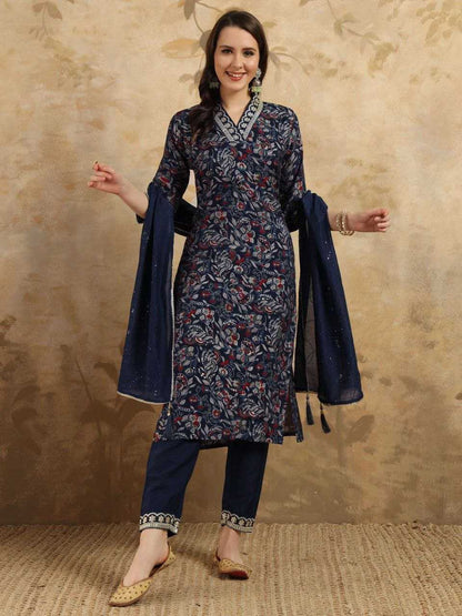 Chanderi  Rin126 262 Suits & Dresses  Ladies Ladies Silk Zari Work Chanderi Suits