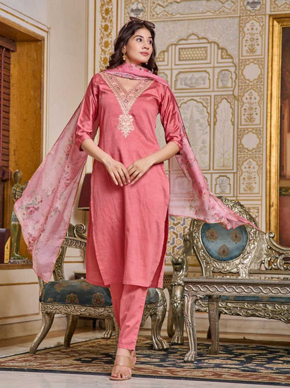 Chanderi Soft Dcv 105  Suits