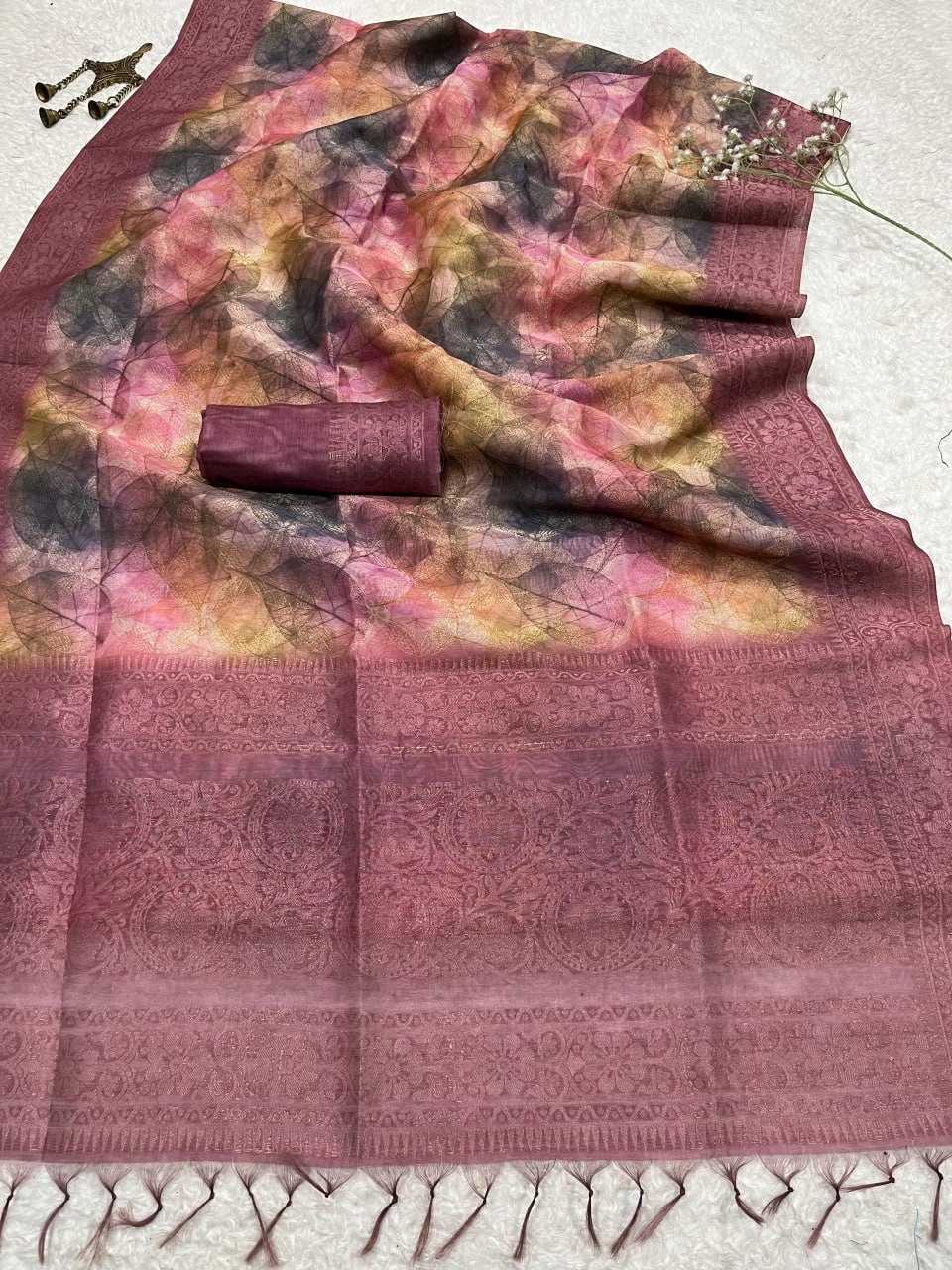 Chanderi Soft Ris Smooth  Sarees