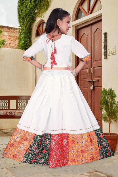 Chanderi Soft Roc 176 Kids Wear  Kids Lehenga Navratri Chaniya Choli