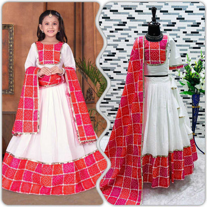 Chanderi Soft Roc 178 Kids Wear  Kids Lehengas E