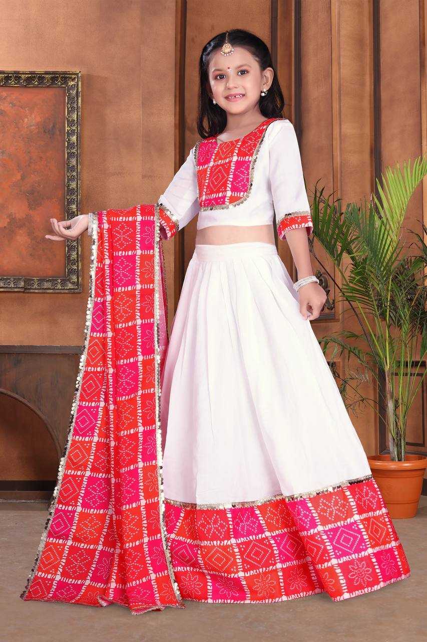 Chanderi Soft Roc 178 Kids Wear  Kids Lehengas E