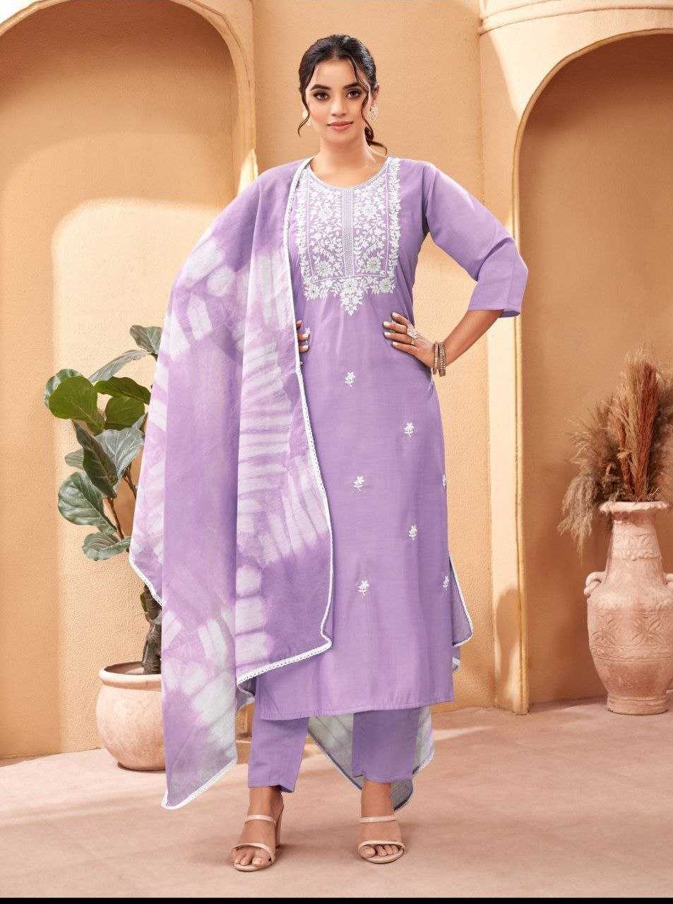 Chanderi Soft Sdi 123 Suits & Dresses  Ladies Dresses Suits