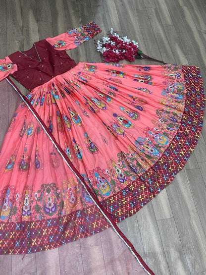 Chent Crep Kesh119 379 Gowns  Printed Anarkali Long Fancy Gowns