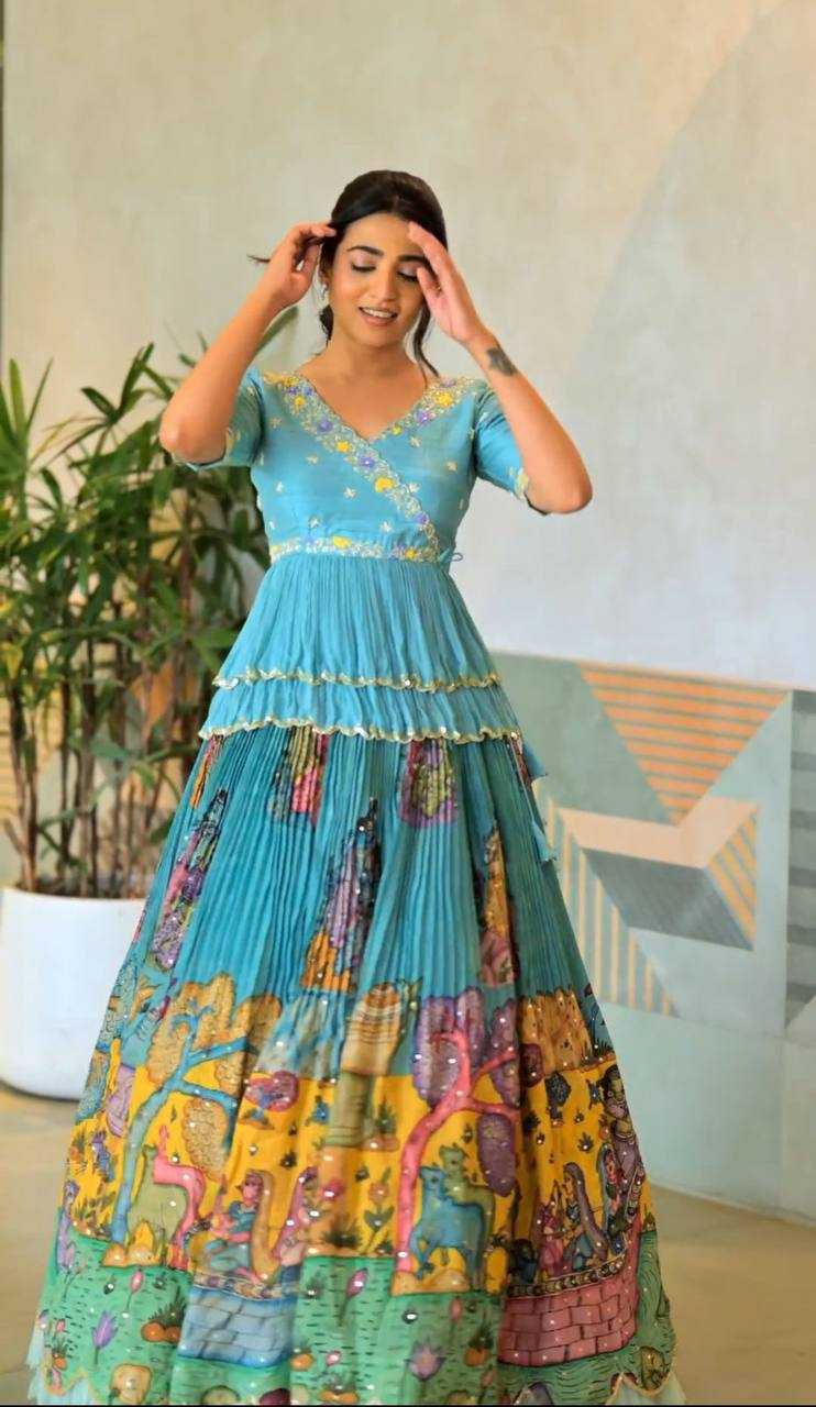 Chent Crep Rpc 373  Lehengas