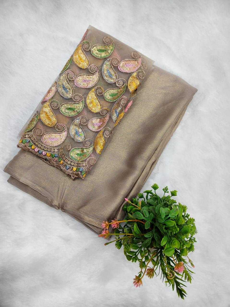 Chiffon Jht 17 Sarees  Chiffon Plain Solid Sarees