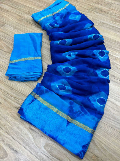 Chiffon Nsd 22 Sarees  Fancy Chiffon Plain Sarees