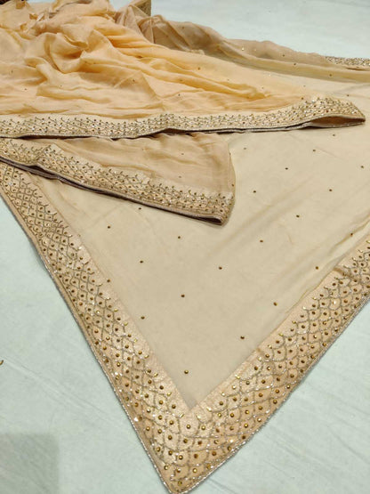 Chiffon Nsd 31 Sarees  Fancy Chiffon Hand Work Sarees