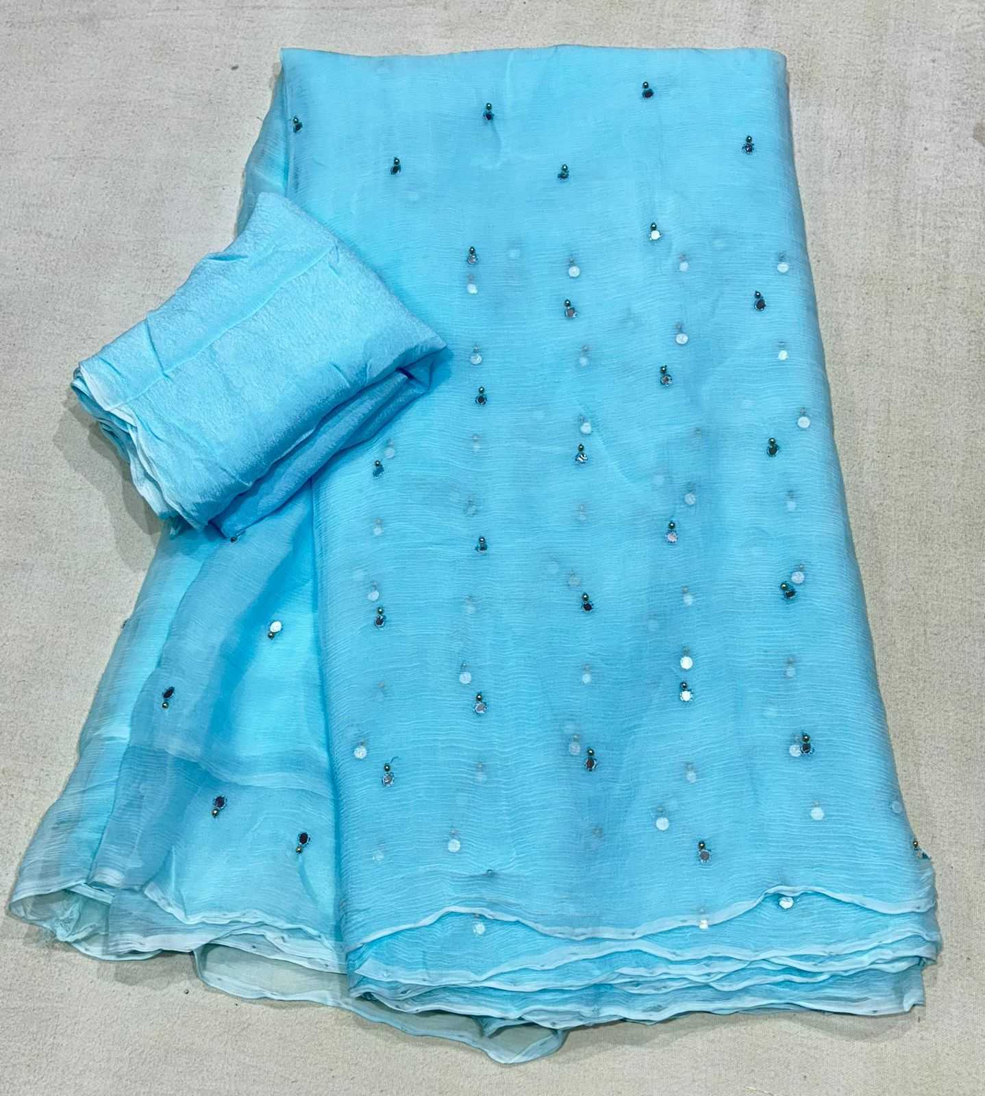 Chiffon Nsd Rajputi Sarees  Fancy Ladies Chiffon Sarees