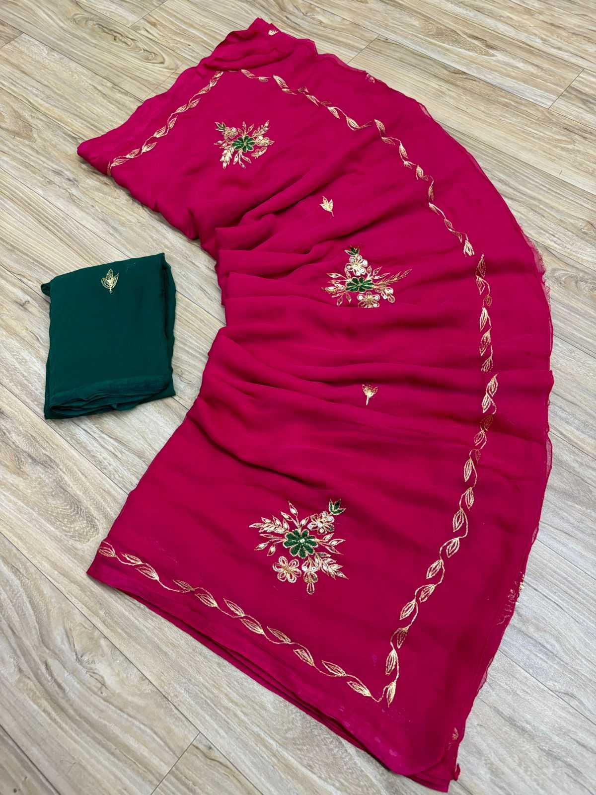 Chiffon Rin152 Nsd74 Sarees  Butta Chiffon Work Fancy Sarees