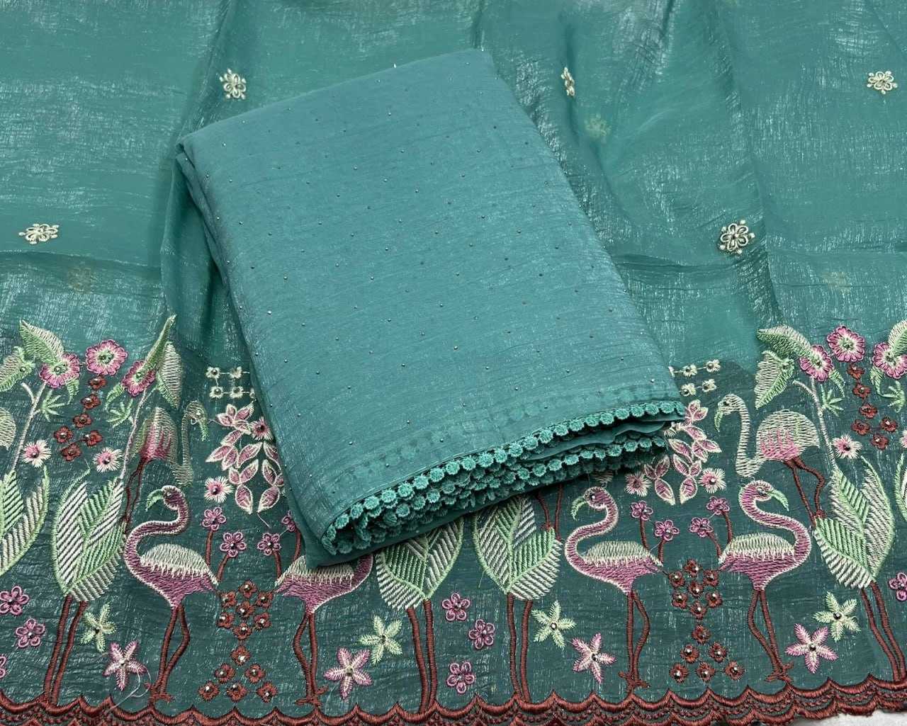 Chiffon Rin186 Rvv35 Sarees  Fancy Chiffon Tissue Silk Work Sarees