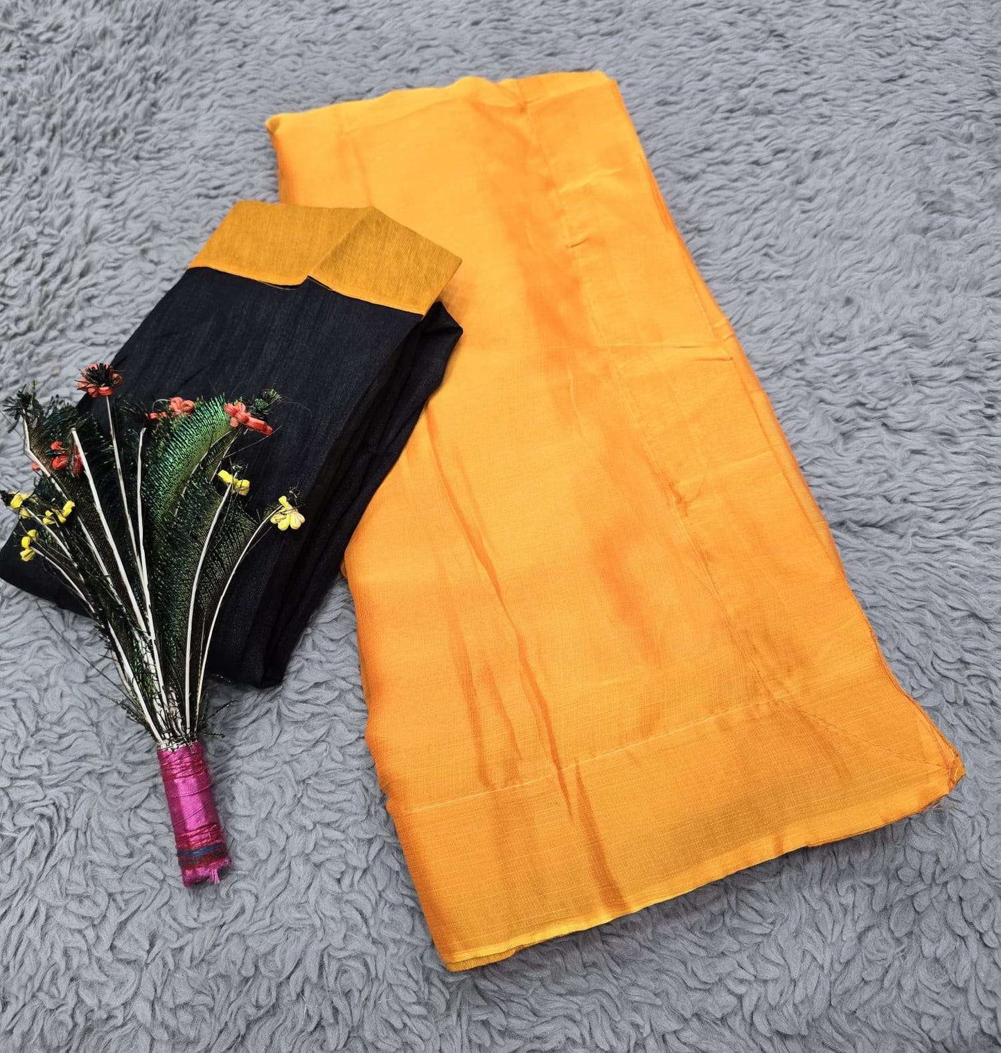 Chiffon Rjk 41 Sarees  Ladies Chiffon Plain Sarees