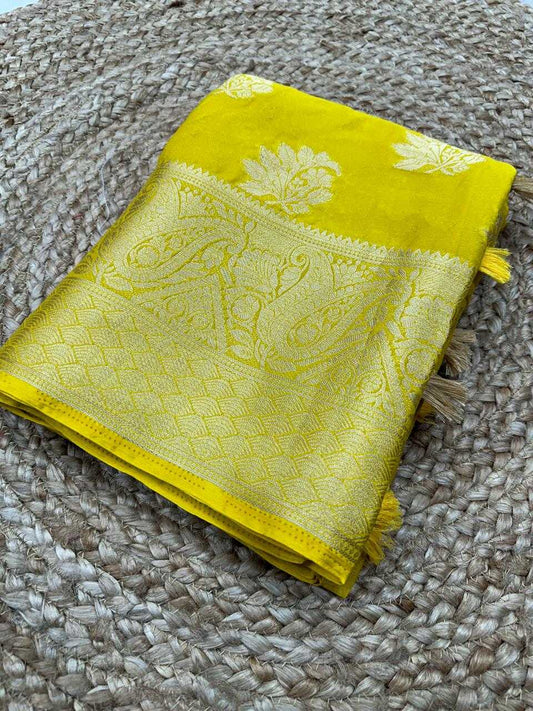 Chinon Ape 11 Sarees  Butta Jacquard Ladies Sarees