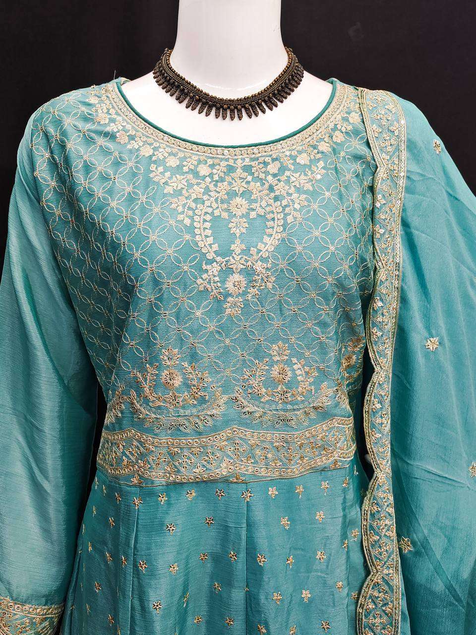 Chinon Kal 9828 Suits & Dresses  Ladies Sharara Salwar Embroidery Suits