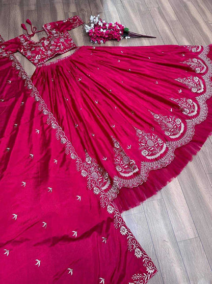 Chinon Kesh120 112 Lehengas  Traditional Embroidered Lehengas