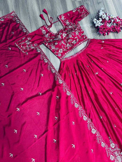 Chinon Kesh120 112 Lehengas  Traditional Embroidered Lehengas