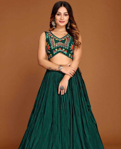 Chinon Kesh120 190 Lehengas  Fancy Silk Lehengas