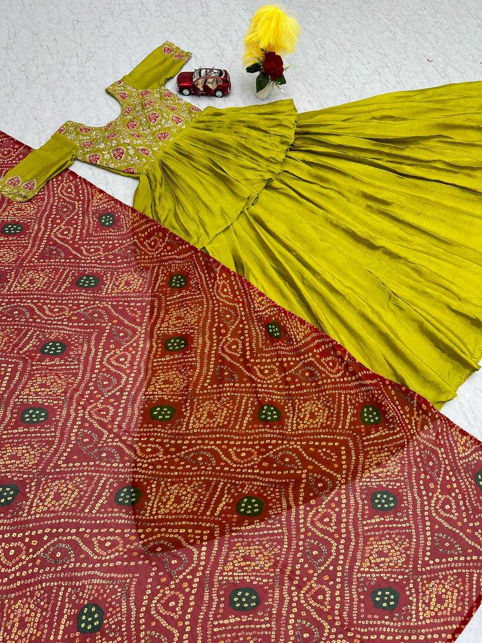 Chinon Kesh127 040 Lehengas  Traditional Embroidered Lehengas