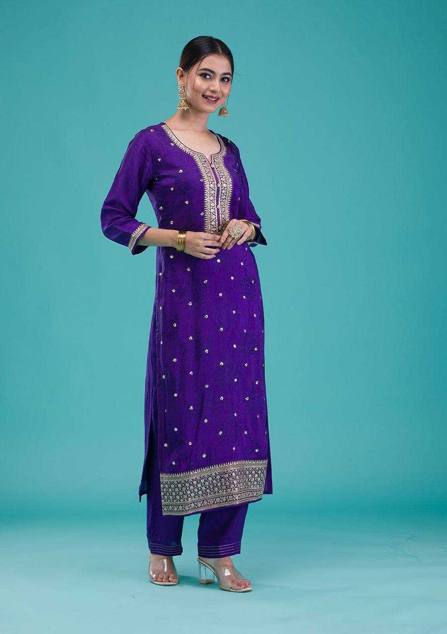 Chinon Kesh128 391 Suits & Dresses  Ladies Embroidery Ladies Party Wear Suits Diwali Collectons